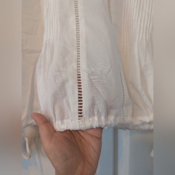 H&M Lace-Inset Cotton Blouse - Picture 11 of 16